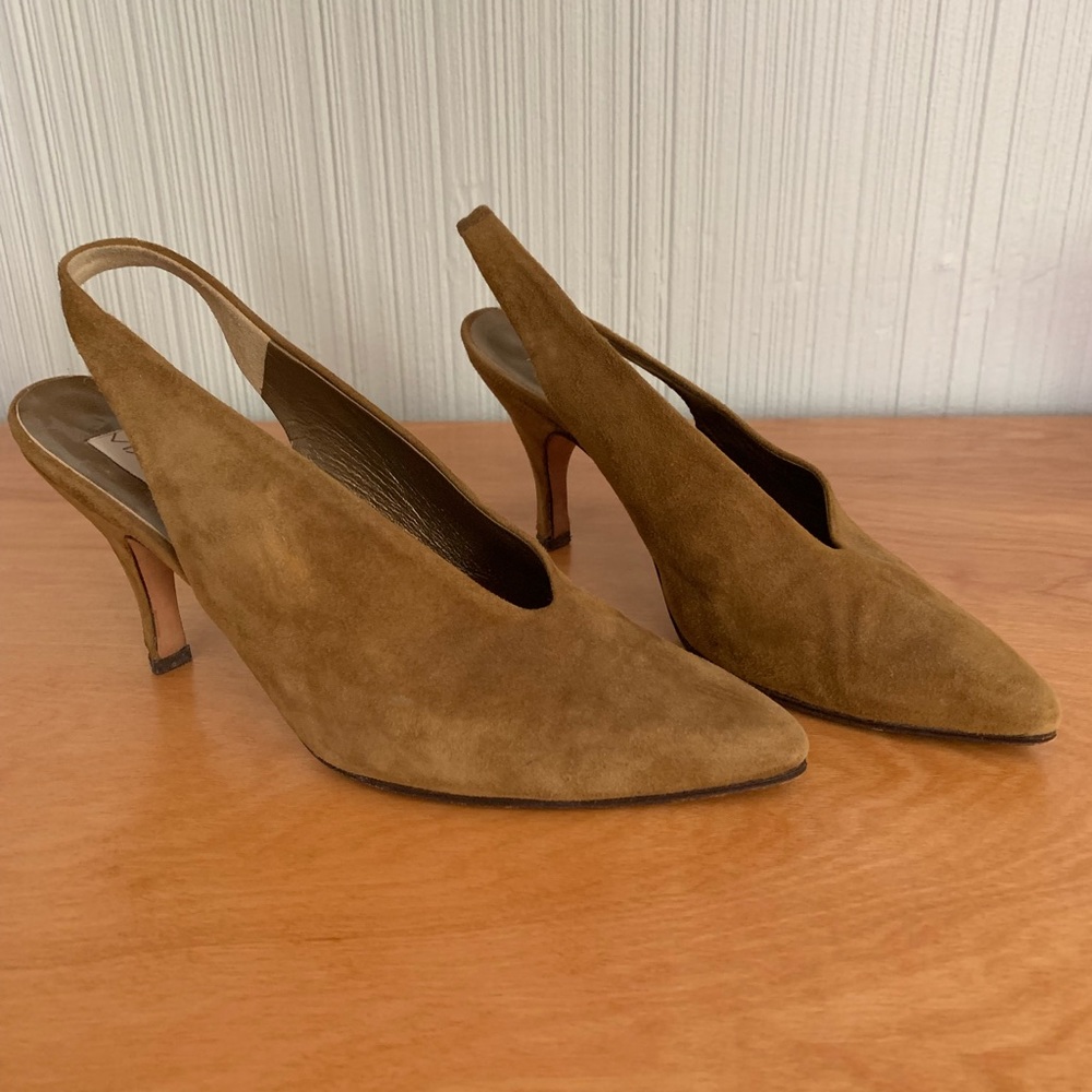 Via Spiga Suede Heels